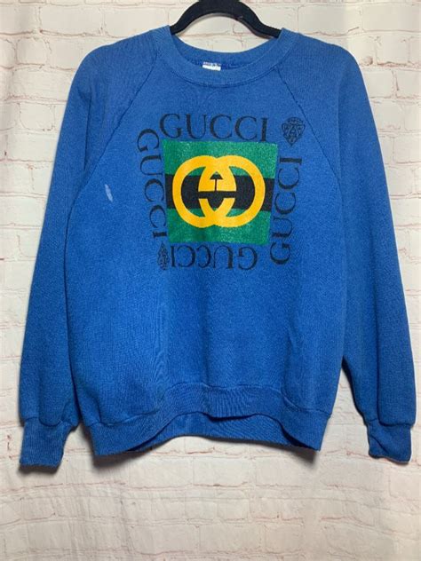 vintage gucci inspired sweatshirt|vintage Gucci shop online.